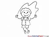 Jump Rope Coloring Coloring Pages sketch template
