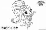 Shimmer And Shine Coloring Pages Is Dancing  Free Printable sketch template