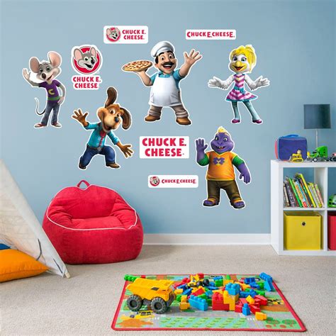 Characters Collection - Officially Licensed Chuck E. Cheese Removable ...