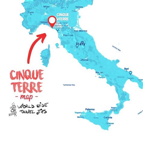 Map Italy Cinque Terre – Get Map Update