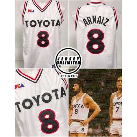 [RARE] FRANCIS ARNAIZ 1980 TOYOTA PBA RETRO COLLECTORS EDITION LETTER CUT JERSEY | Shopee ...