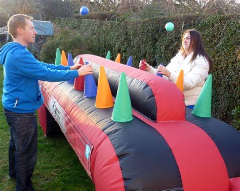 Inflatable Keepy Uppy Game Hire - Football Themed Games