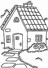 Coloring Pages Houses Printables sketch template