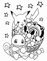 Pokemon Printable Coloring Page sketch template