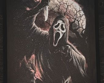 Ghostface Scream Painting - Etsy