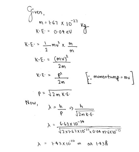 A neutron of mass 1 67x10-27 kg Calculate the de-Broglie wavelength of neutron moving with ...