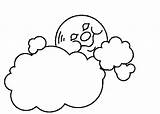 Cloudy Coloring Pages  ClipArt Best sketch template