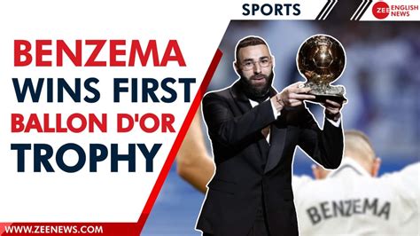 Real Madrid captain Karim Benzema bags first Ballon d'Or trophy | Zee News