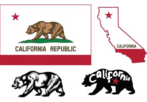 California Bear Flag Vectors - Download Free Vector Art, Stock Graphics & Images | California ...