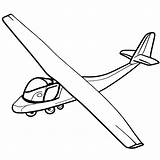 Glider Coloring Clipartmag Gliders Sketch Page sketch template