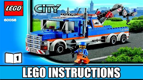 LEGO Instructions | City | 60056 | Tow Truck (Book 1) - YouTube