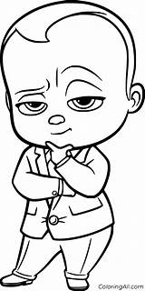 Boss Baby Coloring Pages 20 Free Printables  ColoringAll sketch template