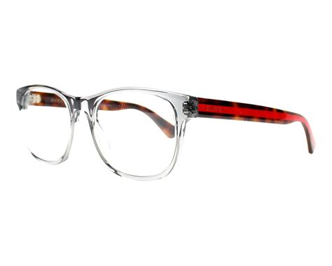 Gucci Web Men's Rectangular Eyeglasses Grey - Walmart.com - Walmart.com