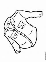 Clothing coloring pages sketch template