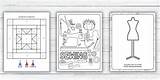 Sewing Themed Coloring Pages For Kids Free Printable sketch template