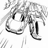 Race Track Coloring Page Scene Sketch sketch template