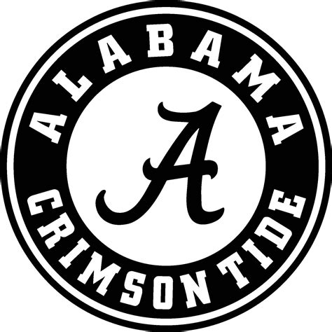 Alabama Crimson Tide "Circle" | Alabama crimson tide logo, Tide logo ...