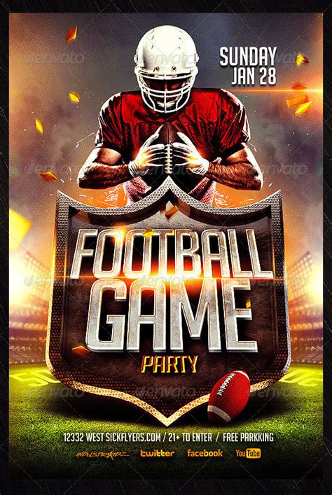 28+ Football Flyer Templates - PSD, EPS, AI, InDesign