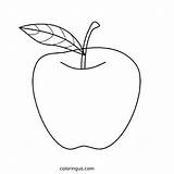 Apple Coloring Pages Free Printable PDF sketch template