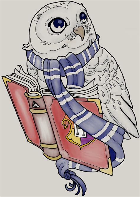 Harry Potter Owl Book Art