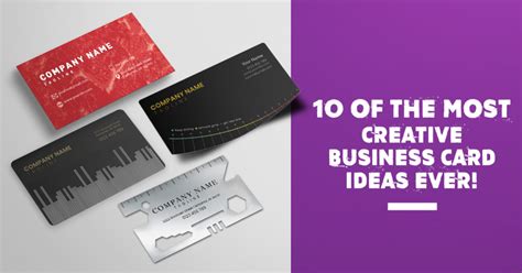 Business Card Designs - 10 Most Creative Business Card Ideas Ever