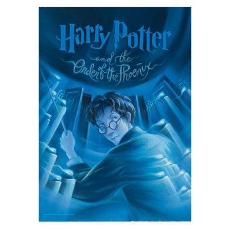 Harry Potter and the Order of the Phoenix Book Cover MightyPrint Wall ...