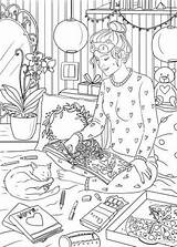 Favorite Hobby Printable Adult Coloring Page From Favoreads coloring  sketch template