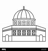 Coloring Buildings Dome Capitol Building Pages Washington Dc Famous Usa  sketch template