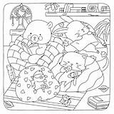 42  Fuzzy Hygge Coloring Pages Free Cute Drawings By Vivi Tinta sketch template
