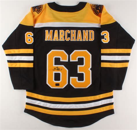 Brad Marchand Signed 2019 Stanley Cup Finals Boston Bruins Jersey ...