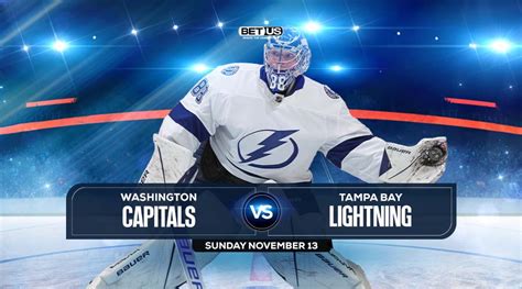 Capitals vs Lightning Prediction, Odds, and Picks Nov 13