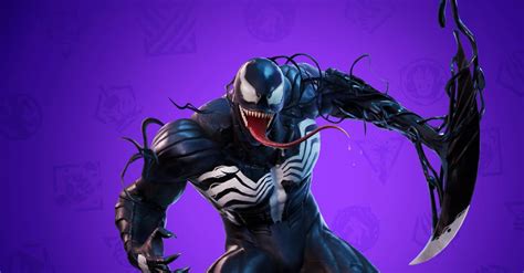 Fortnite Venom skin, Symbiote Slasher Pickaxe, We Are Venom Emote & Tendril Tote Back Bling ...