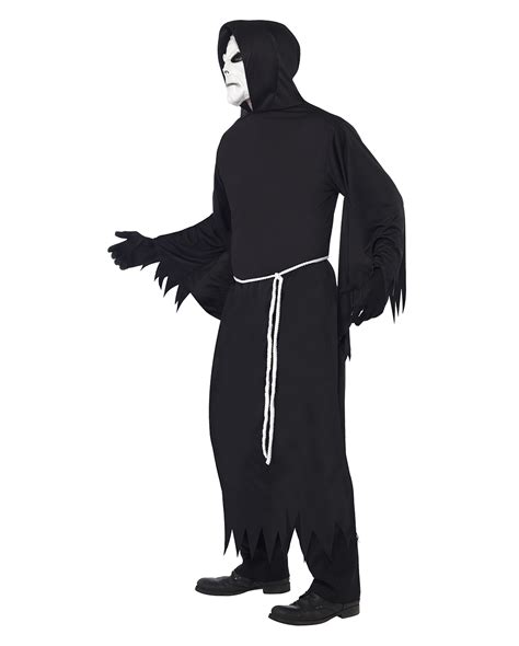 Grim Reaper Costume | Grim Reaper Hooded Cape black | horror-shop.com