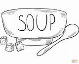 Bowl Of Soup coloring page  Free Printable Coloring Pages sketch template