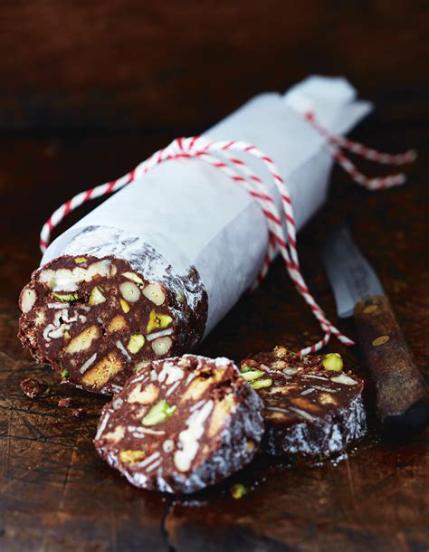 Chocolate salami recipe from Treats by April Carter | Cooked | Recipe ...