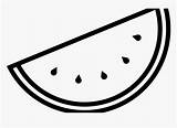 Printable Watermelon Coloring Page sketch template