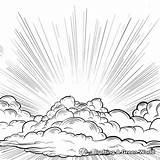 Sky Coloring Pages  Free & Printable sketch template