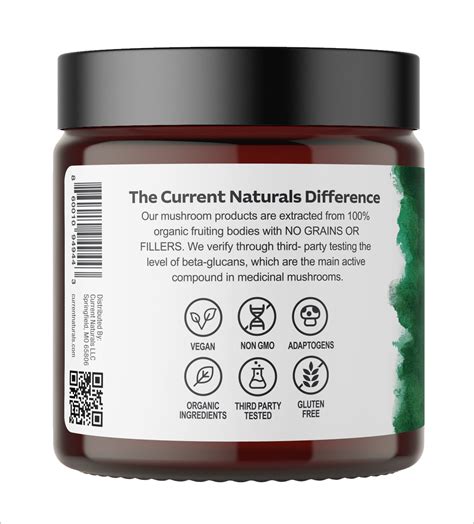 Mighty 7 Mushroom Extract Powder Blend | Current Naturals