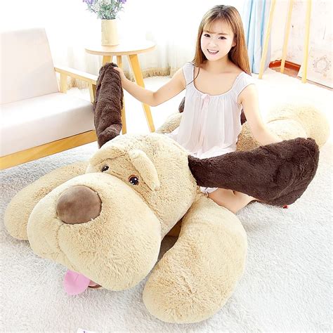 Big Teddy Dog Plush Toy Stuffed Puppy Dog Soft Plush Animal Pillow Home Sofa Decor 60/80/100cm ...