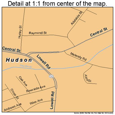 Hudson New Hampshire Street Map 3337860