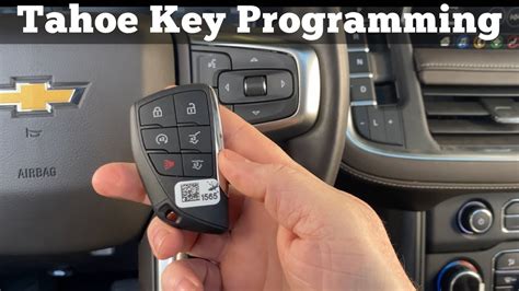 2021 Chevy Tahoe Remote Key Fob Programming - How To Program Add A Smart Key - Chevrolet - YouTube