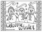 Welcome Winter Coloring Page By Paisley And Hazel  TPT sketch template