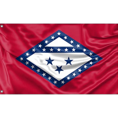 Redesigned Arkansas State Flag Unique Design Print High Quality ...