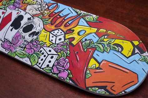 Posca pen art on skateboard http://www.alisonarts.com.au | Marker art, Markers drawing ideas ...