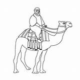 Camel coloring Pages sketch template