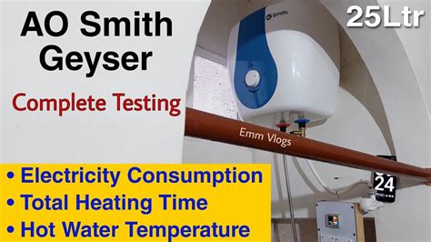 AO Smith Geyser Detailed Review || Testing of AO Smith Water Heater || Best Geyser In India 2023 ...