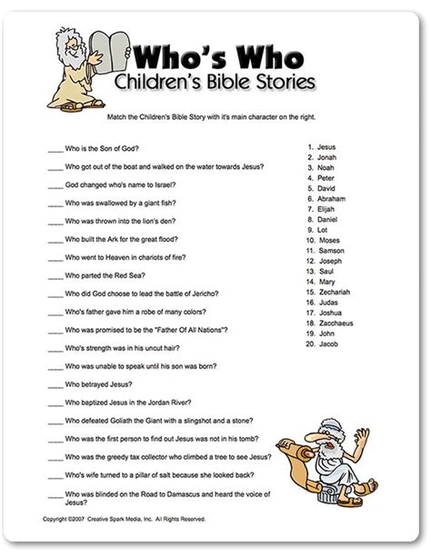 printable bible games - Google Search | Sunday school worksheets, Bible stories for kids, Bible quiz