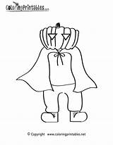 Free Printable Halloween Costume Coloring Page sketch template