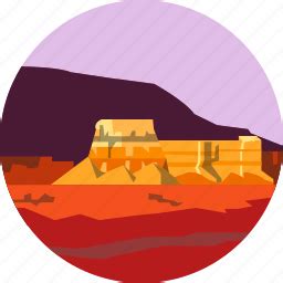 Desert, landscape, mountains, nature, parks, scenery icon - Download on Iconfinder