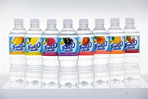 flavored bottled water